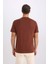 Erkek T-Shirt V7699AZ/BN319 Brown 5