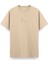 Bhujangasana Yoga Regular T-Shirt Krem 1