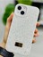 Aksesuar Iphone 13-14 ve 15 ile Uyumlu Elmas Tasarımlı Taşlı Işıltılı Parlak Pırlanta Silikon Kılıf 1