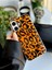 Aksesuar Iphone 16 Uyumlu Parlak Leopar Tasarımlı Silikon Kılıf - Kahverengi 1