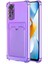 Xiaomi Redmi Note 11 Için Card Slot Shock Kılıf Lila [redmi Note 11 ile Uyumlu Kılıf - Lila] 1