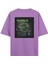 World - Oversize T-Shirt Mor 1