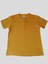 Erkek Çocuk %100 Pamuklu Sarı Cepli Düğmeli Kısa Kollu Tshirt 4
