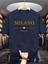Milano Italia Baskılı T-Shirt 1