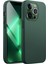 Apple iPhone 13 Pro Kılıf 6.1 ile Uyumlu, Ince Sıvı Silikon 3 Katmanlı Tam Kaplamalı Yumuşak Jel Kauçuk Kılıf Kapak, (Koyu Yeşil, 6.1 Inç) 1