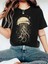 Denizanası & Yıldız Baskılı Kadın Pamuk T-Shirt 1
