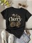 Cherry Leopar Desen Baskılı Kadın Haki Yeşili T-Shirt 1