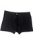 Bamboo Boxer Pamuklu Cotton Modal Elasten 3'lü Ekonomik Paket Siyah Ekstra Esnek Yumuşak Slim Fit Babx1-1 3