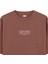 Coffe - Oversize T-Shirt Kahverengi 2