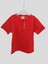 Erkek Çocuk %100 Pamuklu Nar Çiçeği Kısa Kollu Cepli Düğmeli Tshirt 2
