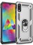 Samsung Galaxy M10 Için Kılıf Military Ring Holder Gümüş [galaxy M10 ile Uyumlu Kılıf - Gümüş] 1
