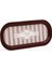 EE168-8B Elegance Burgundy Desenli Oval Tepsi 16X35 cm 3