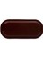 EE168-8B Elegance Burgundy Desenli Oval Tepsi 16X35 cm 4