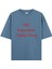Sorry - Oversize T-Shirt Antrasit Mavi 1