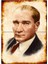 Mustafa Kemal Atatürk Tasarım Mdf Tablo 70CMX 100CM 1