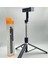 iPhone 16 Pro Uyumlu R1S-L Mini LED Fill Light Tripod Selfie Stick 3 In 1 6