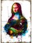 Renkli Mona Lisa Desenli Mdf Tablo 70CMX 100CM 1