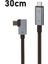 40GBPS 240W 4.0 Thunderbolt L Shape Type-C To Type-C Şarj, Data ve 8k 60Hz Data Transfer Kablosu Tip C 30 cm - PD240W 3