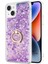 Apple iPhone 14 Için Kılıf Glitter Liquid Holder Mor [iphone 14 ile Uyumlu Kılıf - Mor] 1