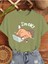 I' M Ok Kedi Tasarım Baskılı Kadın T-Shirt 1