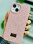 Aksesuar Iphone 13-14 ve 15 ile Uyumlu Elmas Tasarımlı Taşlı Işıltılı Parlak Pırlanta Silikon Kılıf 1