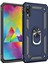 Samsung Galaxy M10 Için Kılıf Military Ring Holder Lacivert [galaxy M10 ile Uyumlu Kılıf - Lacivert] 1