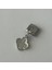 Badelis Çelik Silver Renk Taşlı Yonca Model Charm 1