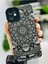 Aksesuar Iphone 11 ile Uyumlu Kaplama Mandala Tasarımlı Esnek Silikon Kılıf 1