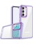 Samsung Galaxy A54 Kılıf Case, Kamera Lens Korumalı Elektroplatin Kaplama Sert Pc Koruyucu Colourful Platinum Serisi, Canpay, Lila 1
