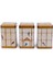 ERB09T7 Kare Saklama Kabı 105X105 3 Lü Set, Bird Cage 1