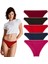 Kadın Pamuklu Basic Bikini Slip, 5'li Paket,hassas ten uyumlu 1