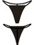 Kadın Pamuklu String Set, (Brazilian, T-Thong, Thong) 3'lü Set 7