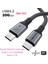 1-Metre PD 240W 5A Type-C To Type-C 4K 3.2/Gen2x2/20Gbps E-Marker Akıllı Çip Ce Lisanslı Şarj ve Data Video Kablosu Hasır Örgülü Sağlam Kablo Orjinal 2