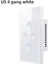 Zigbee Beyaz Akıllı Dokunmatik Anahtar 110-240V 2.5d Içbükey Stil Zigbee3.0 Sinyal Tekrarlayıcı Alexa Google Home 4 Çete ile Çalışır (Yurt Dışından) 5