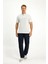 Polo Yaka Slim Fit Dar Kesim Nakışlı Pamuk Tişört 2