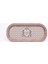 EE168-U7 Rosy Desenli Oval Tepsi 16X35 cm 2