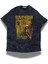 Unisex Eminem Baskılı Yıkamalı Tişört, Oversize Rap Music Baskılı Vintage T-Shirt 1