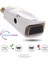 1080p Hdmı Erkek - Vga Dişi Adaptör Video Dönüştürücü, Ses Çıkışı N3 Beyaz 2