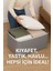 Hurç Tekli 65X40X32 cm Gri – Kıyafet & Yastık Saklama, Çift Fermuarlı 3
