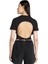 Kadın Siyah T-Shirt Cut Out Rıb Tee KC8804 3