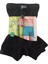 Bamboo Boxer Pamuklu Cotton Modal Elasten 3'lü Ekonomik Paket Siyah Ekstra Esnek Yumuşak Slim Fit Babx1-1 4