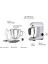 Mastermaid Chef Ultra D2000W Dijital Ekranlı Hamur Yoğurma Makinesi Silver 7 L 3