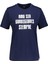 Kadın Regular Fit T-Shirt LF2039129 Navy 4