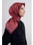 Soyut Desenli Saf Ipek Twill Eşarp 9433D 05 3