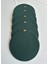 Yuvarlak Supla Koyu Yeşil 33CM 6lı 1