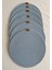 Yuvarlak Supla Açık Mavi 33CM 6lı 3