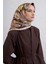 Çiçek Desenli Saf Ipek Twill Eşarp 9403D 36 3