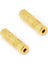 3.5 mm Stereo Dişi - Dişi Kaliteli Gold Ara Aparat (Çift) 1