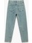 Yüksek Bel Rahat Kalıp Yıpratılmış Zincir Detaylı Mom Jean Pantolon - Mom Slim Jean 2