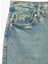 Yüksek Bel Rahat Kalıp Yıpratılmış Zincir Detaylı Mom Jean Pantolon - Mom Slim Jean 4